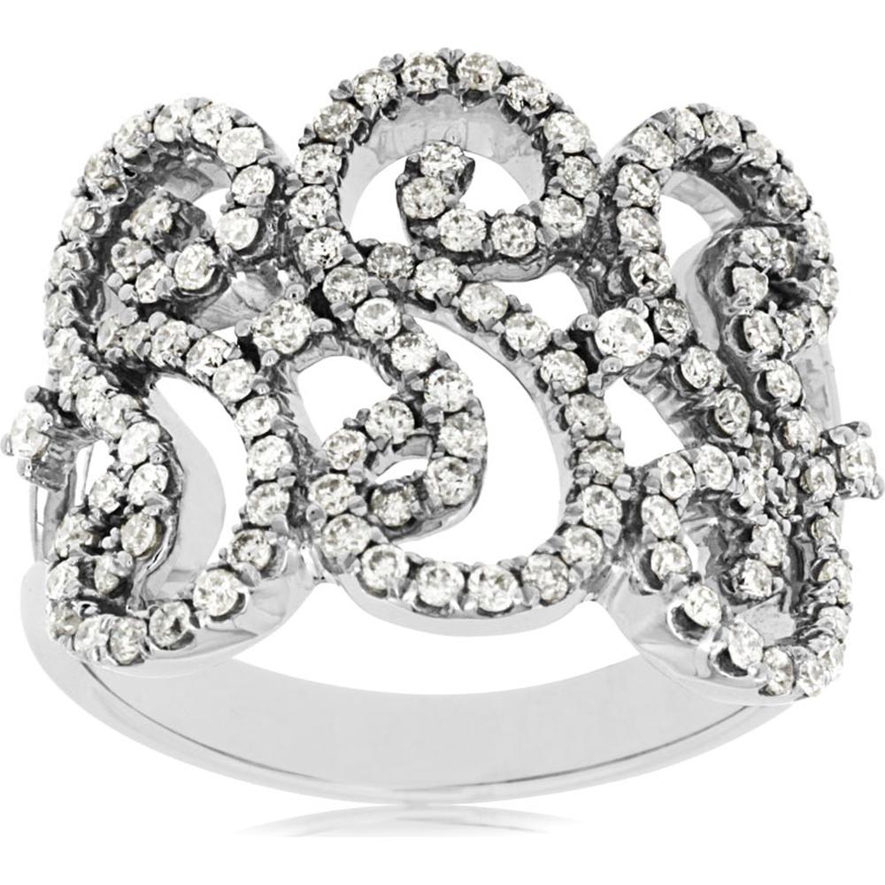 Royal 14K White Gold 0.92 Carat Diamond Solitaire Ring