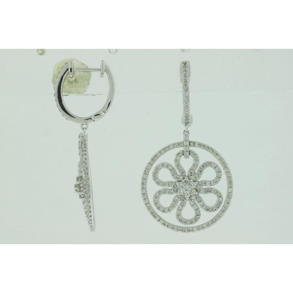 Royal 14K White Gold 1.00 Carat Diamond Earrings
