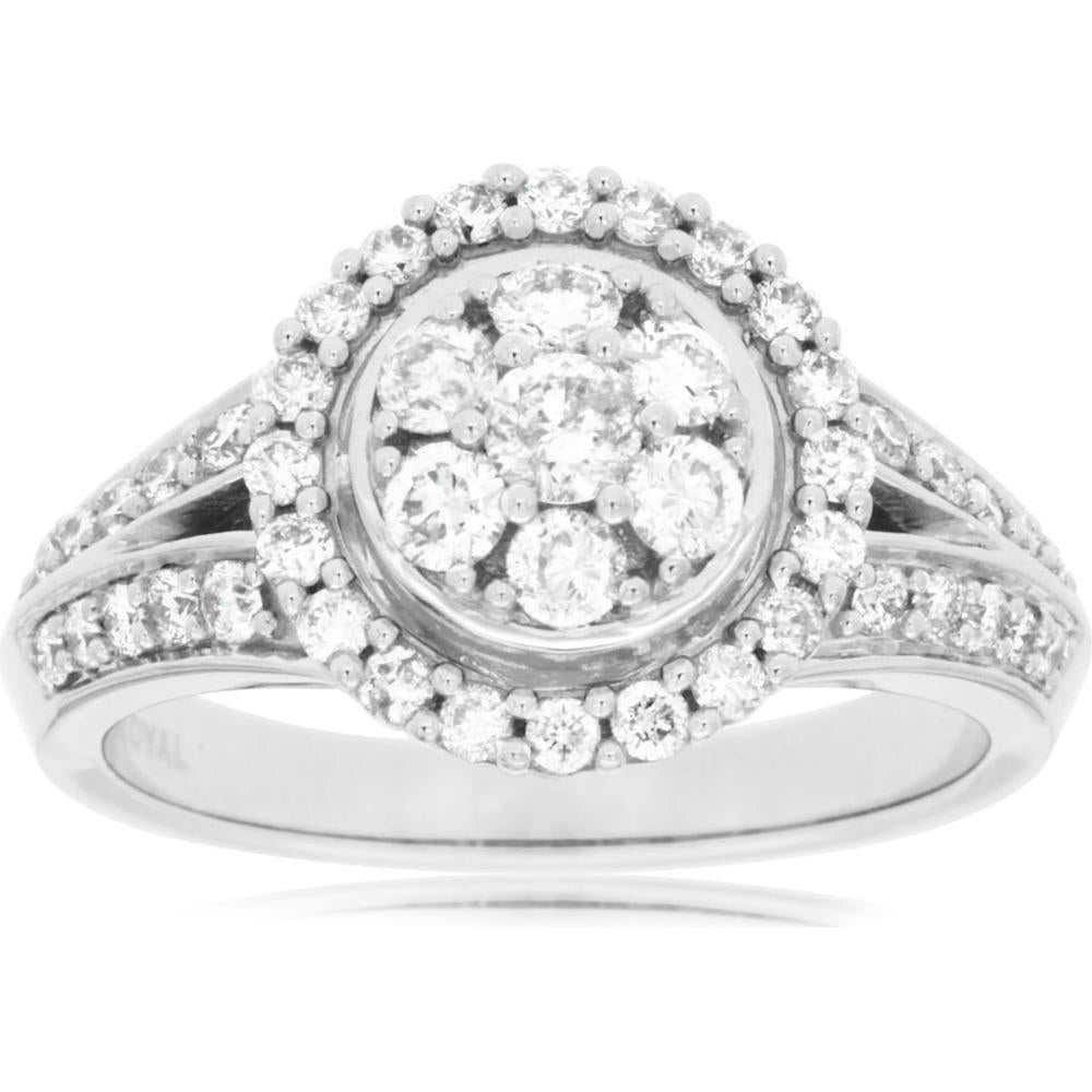 Royal 14K White Gold 1.00 Carat Diamond Engagement Ring