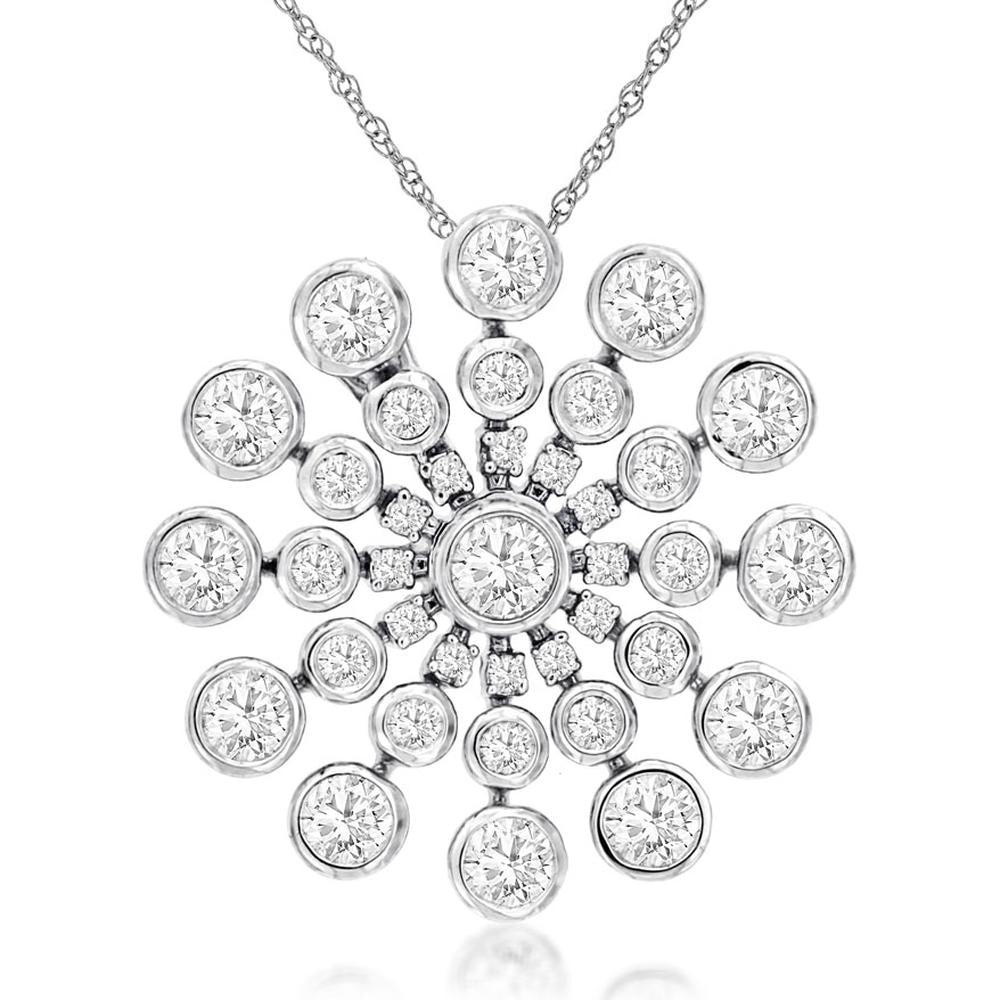 Royal 14K White Gold 1.00 Carat Diamond Pendant