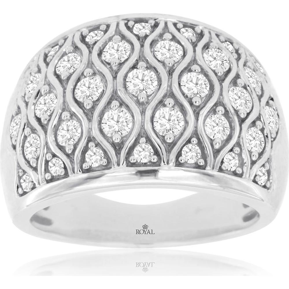 Royal 14K White Gold 1.00 Carat Diamond Ring