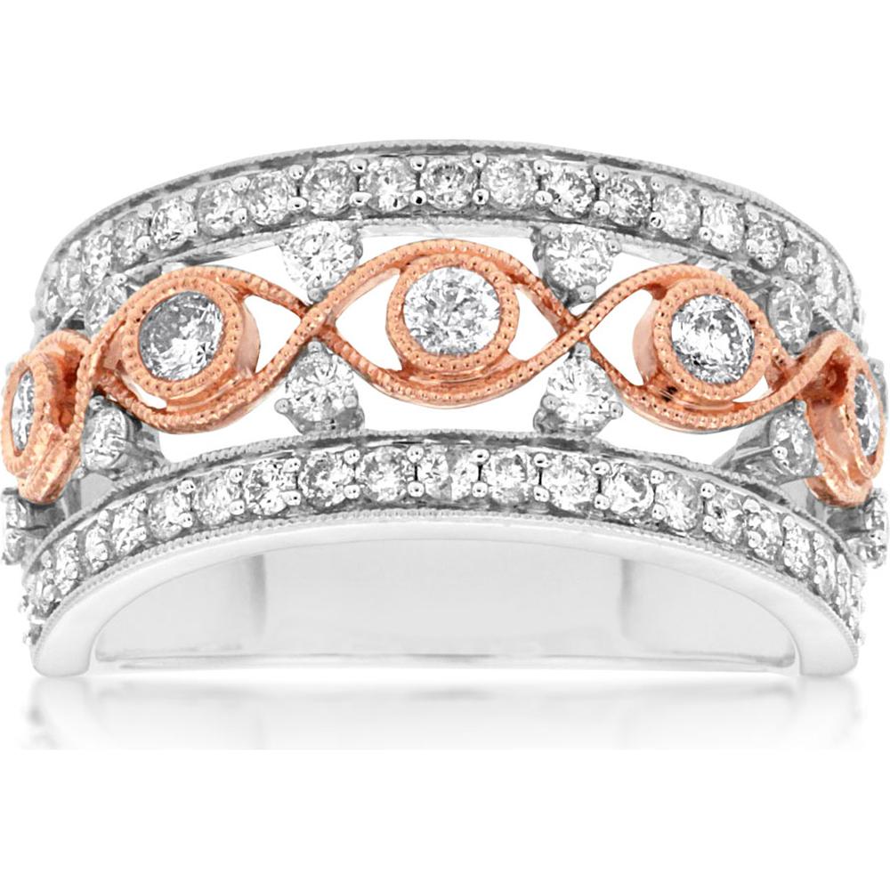 Royal 14K White Gold 1.00 Carat Diamond Ring