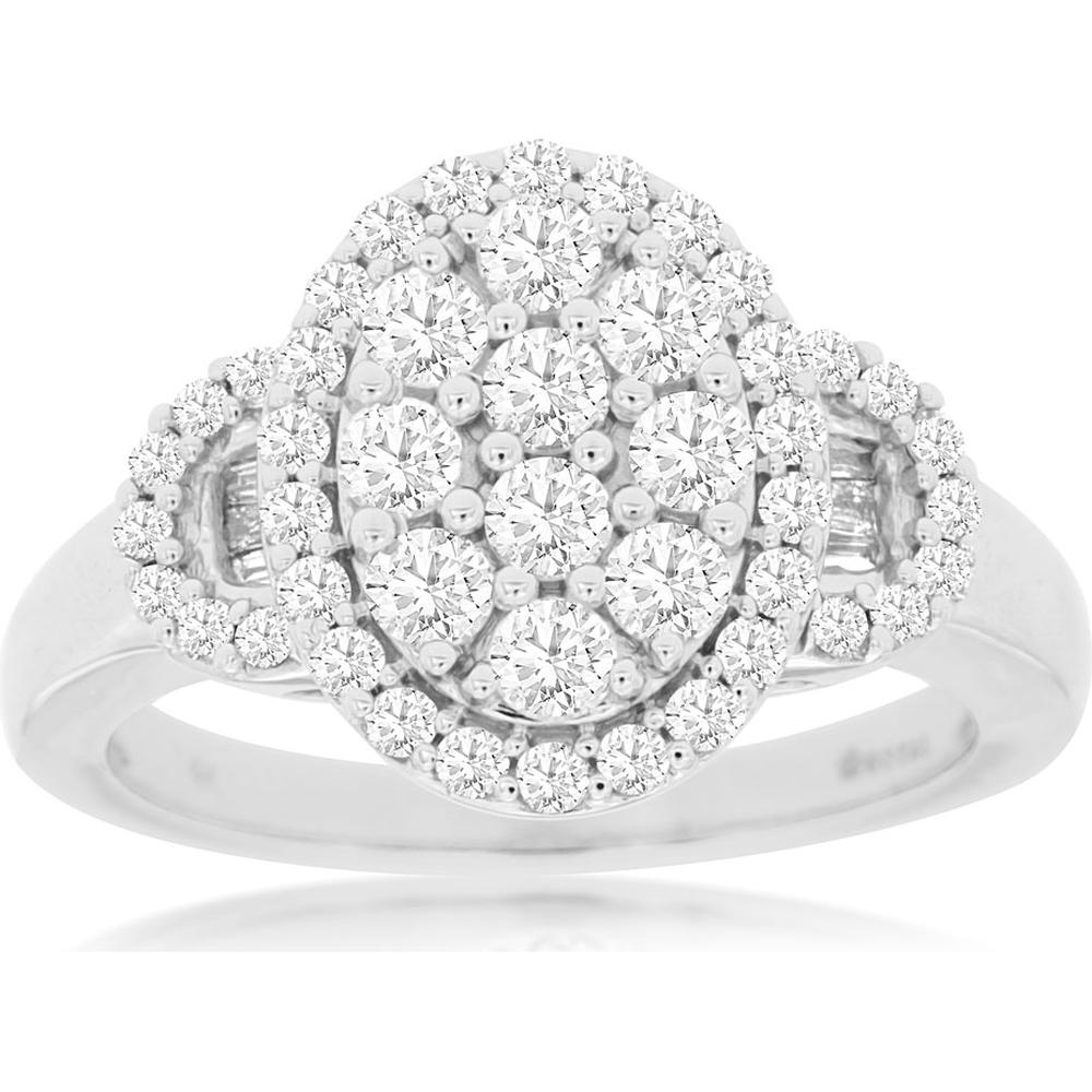 Royal 14K White Gold 1.00 Carat Diamond Ring