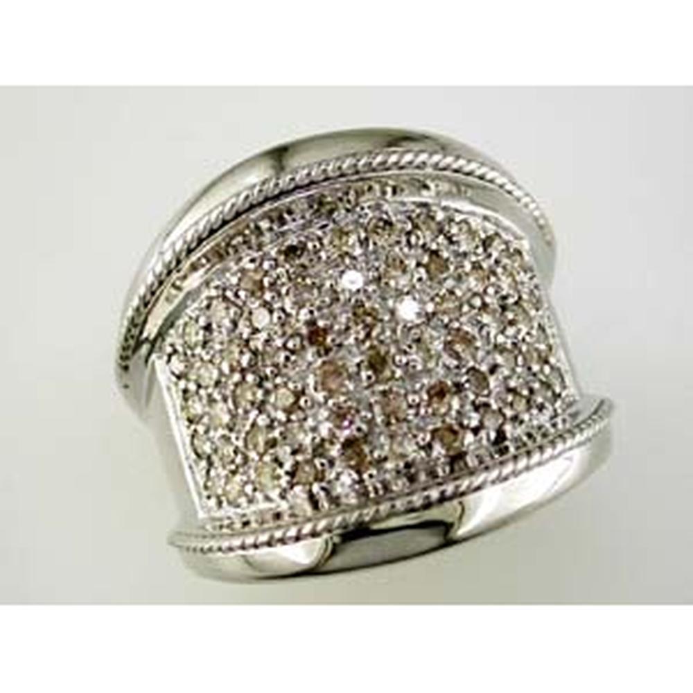 Royal 14K White Gold 1.00 Carat Round Diamond Ring