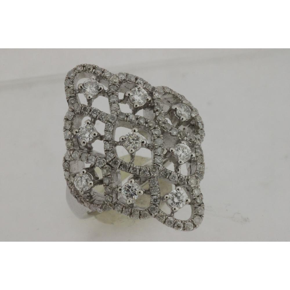 Royal 14K White Gold 1.05 Carat Round Diamond Ring