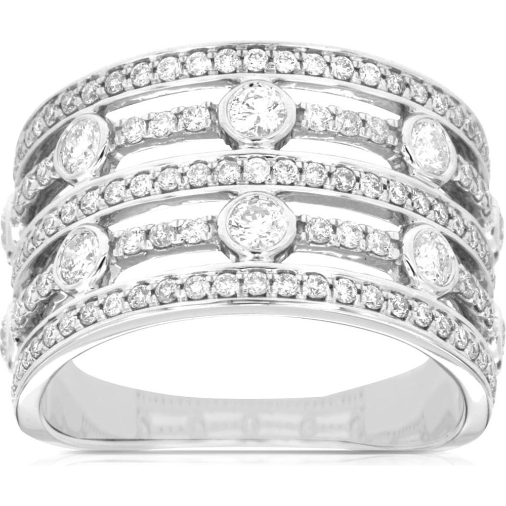 Royal 14K White Gold 1.10 Carat Diamond Engagement Ring