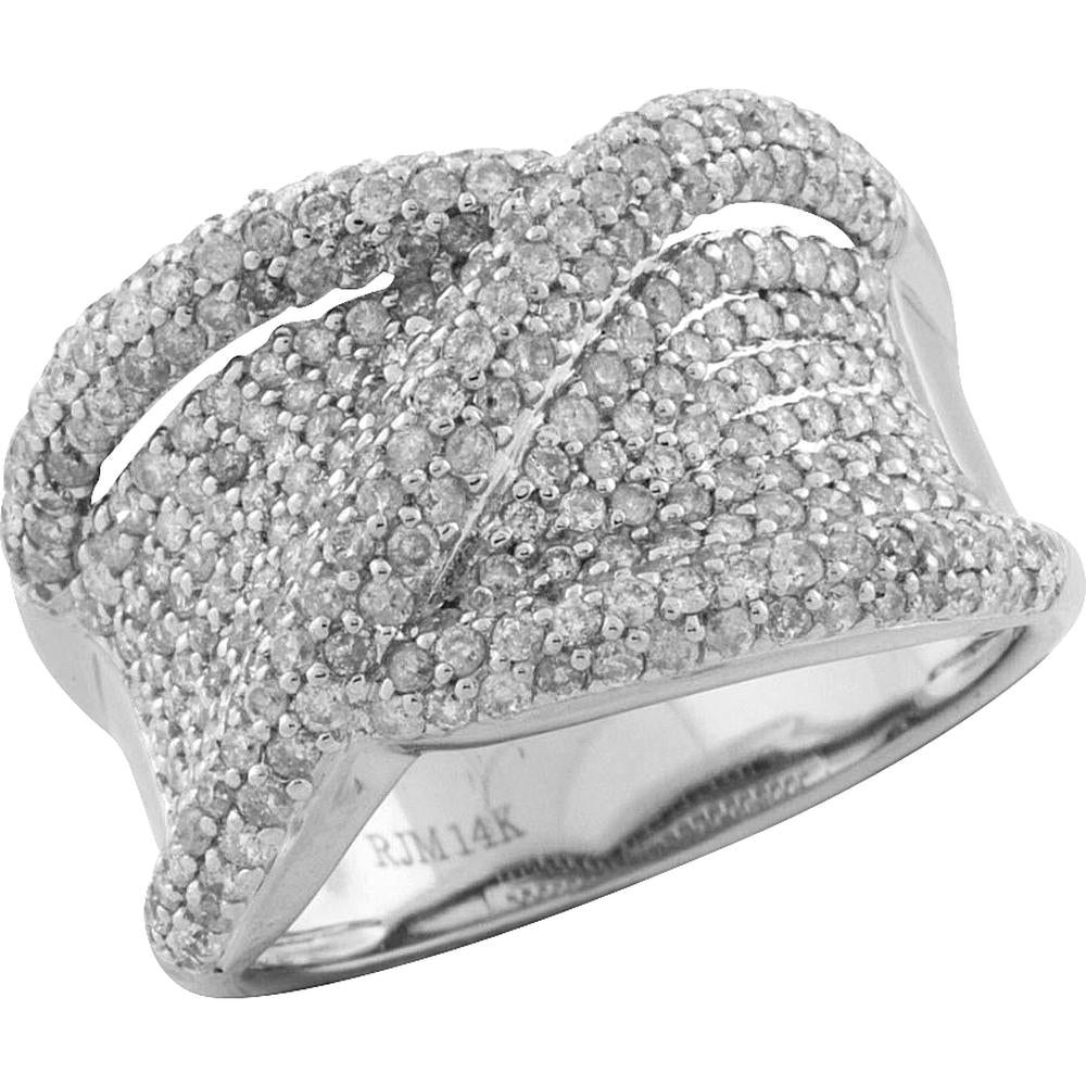 Royal 14K White Gold 1.40 Carat Round Diamond Ring