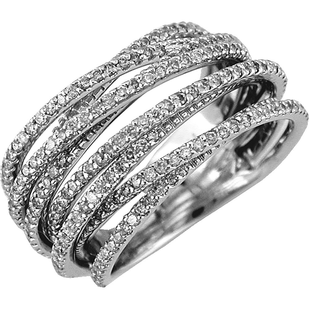 Royal 14K White Gold 1.55 Carat Round Diamond Ring