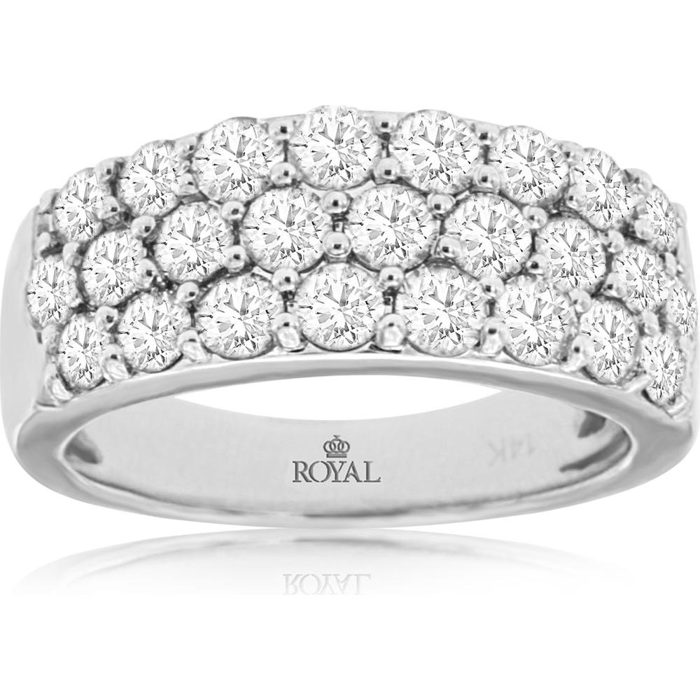 Royal 14K White Gold 2.00 Carat Diamond Ring