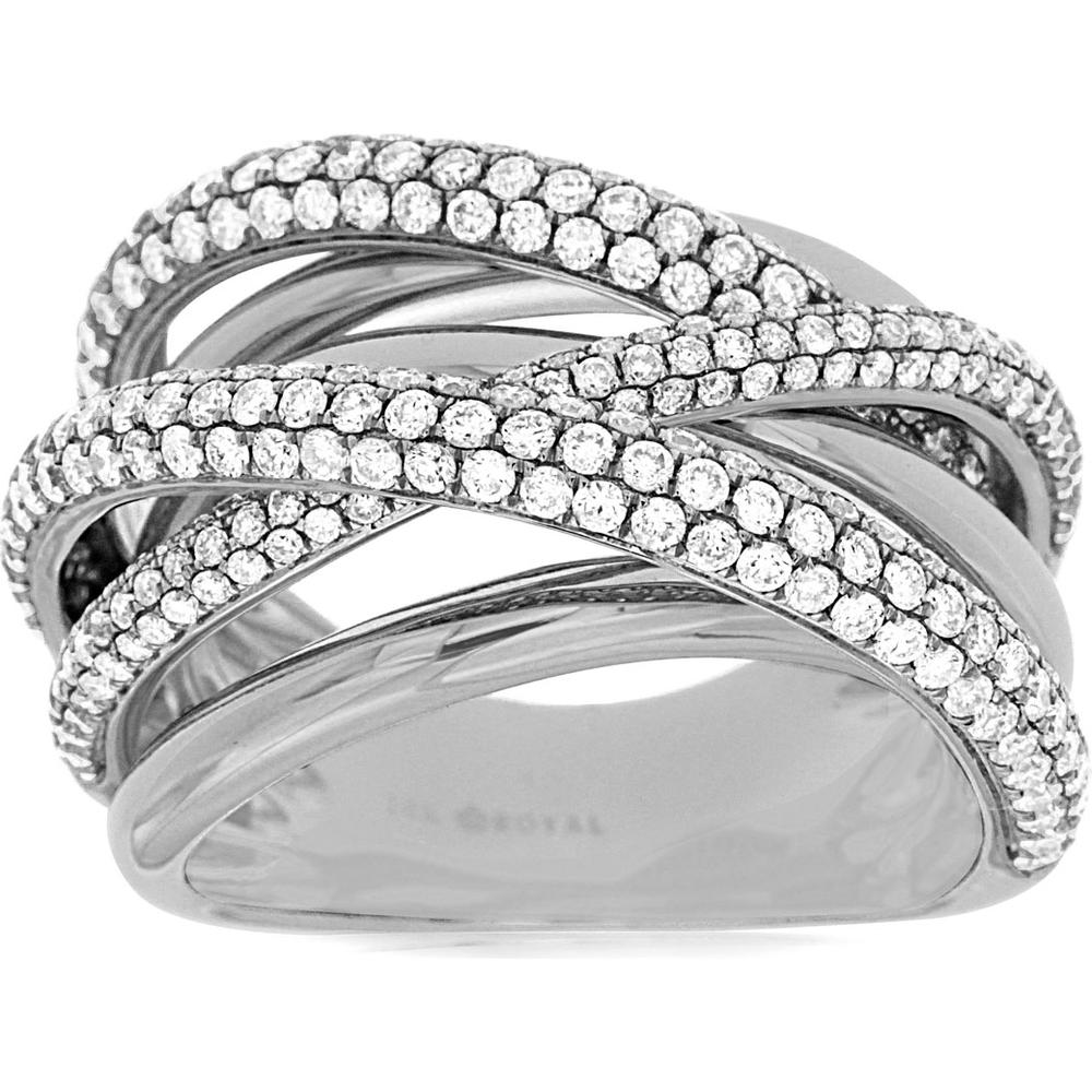 Royal 14K White Gold 2.10 Carat Diamond Ring