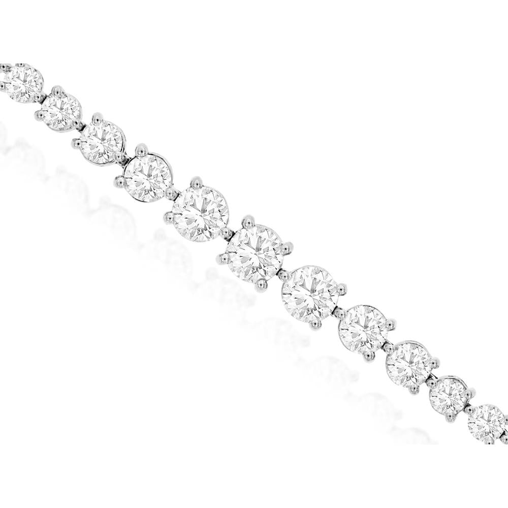 Royal 14K White Gold 2.50 Carat Diamond Bracelet