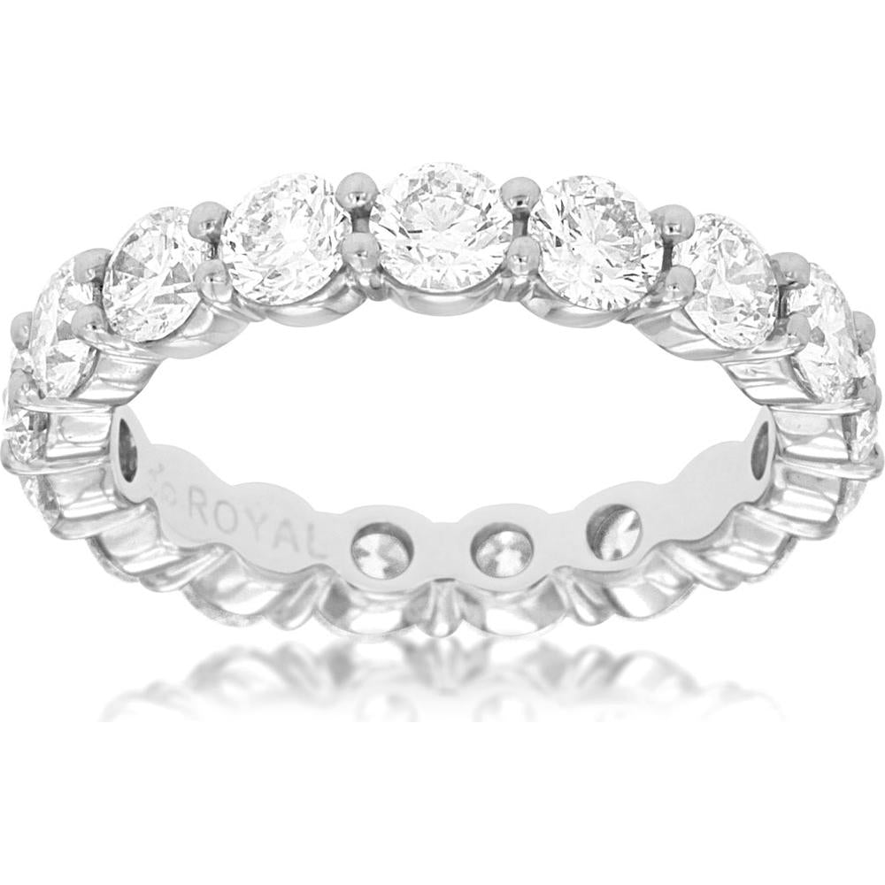 Royal 14K White Gold 3.25 Carat Diamond Ring