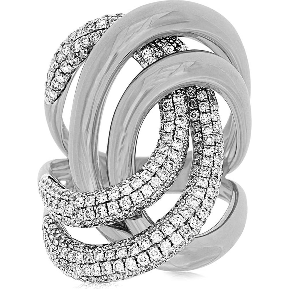 Royal 14K White Gold Diamond Delight Ring - 1.60 Carat