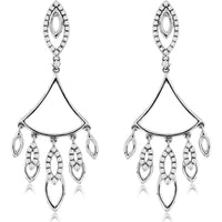 Royal 14K White Gold Diamond Earrings - 0.40 Carat Total Weight