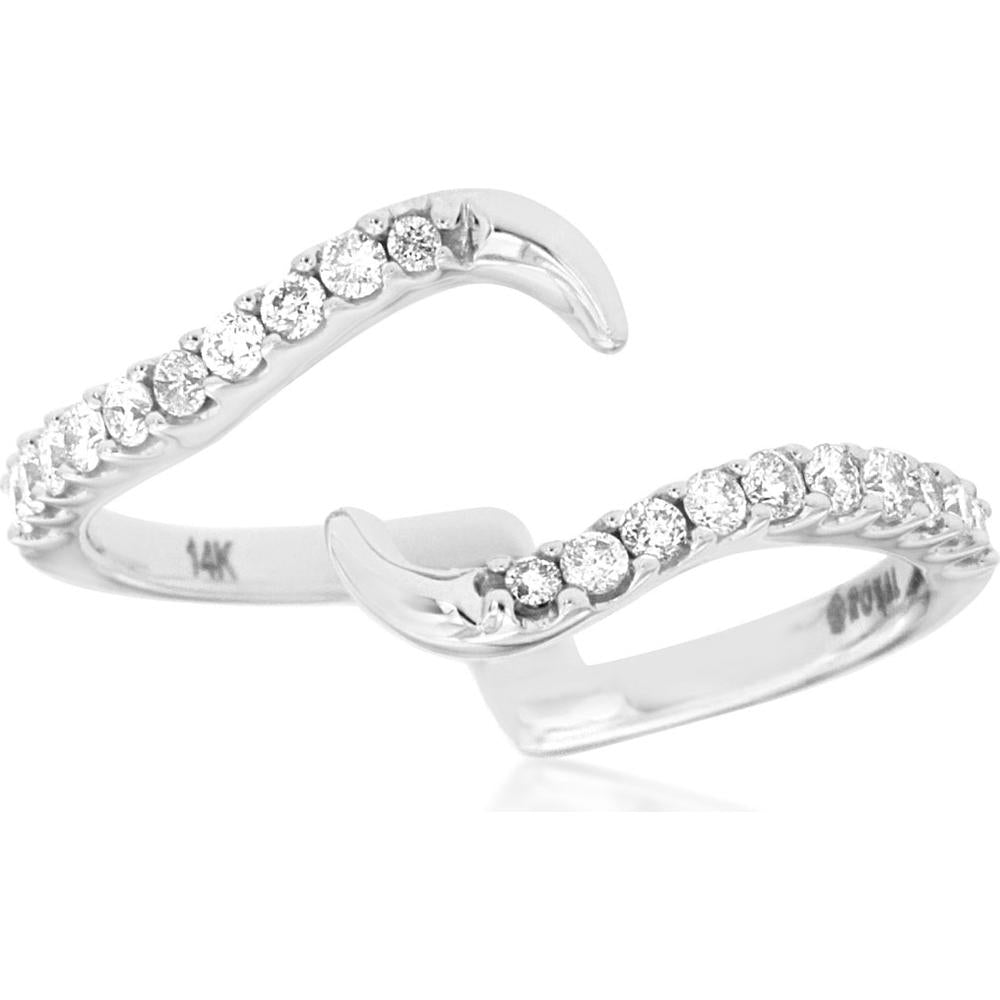 Royal 14K White Gold Diamond Insert Ring - 0.25 Carat