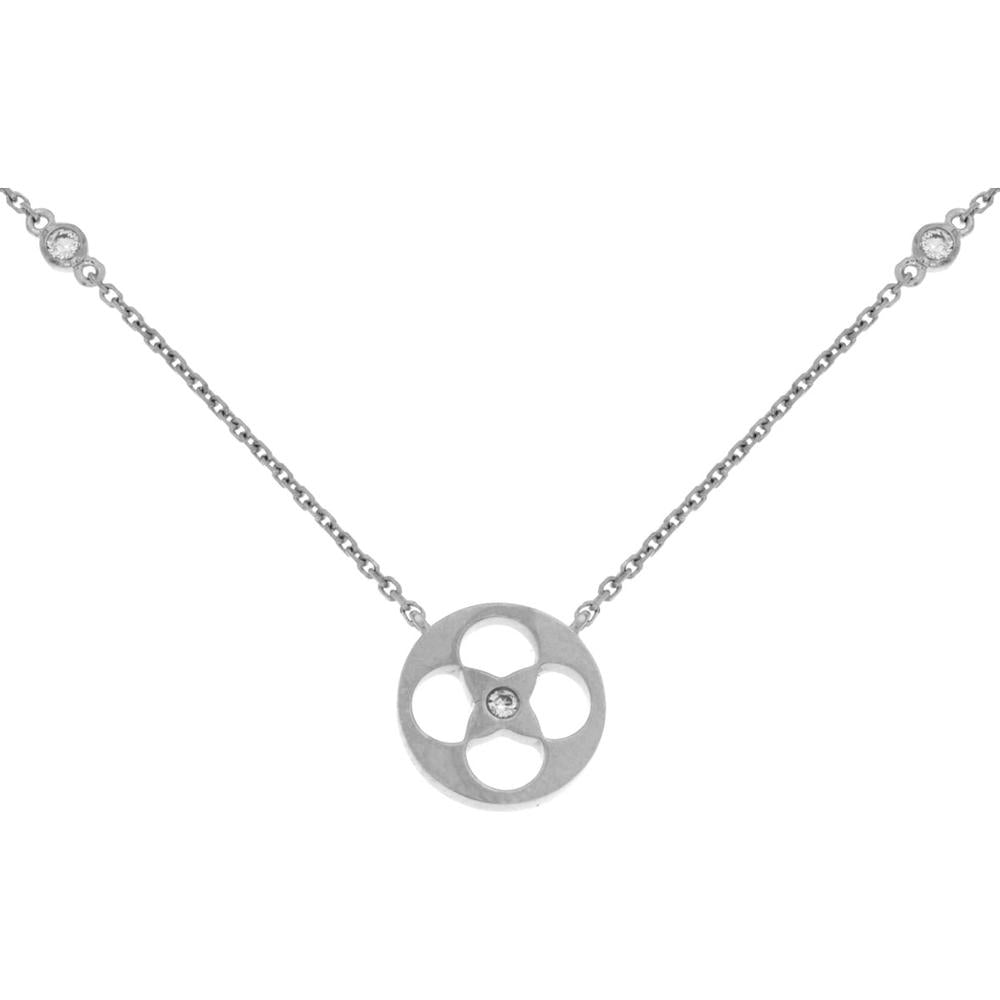 Royal 14K White Gold Diamond Necklace - Elegant Beauty for Every Occasion