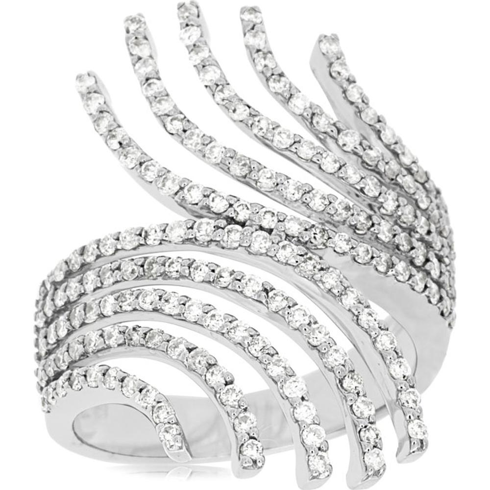 Royal 14K White Gold Diamond Ring - 1.07 Carat Total Diamond Weight