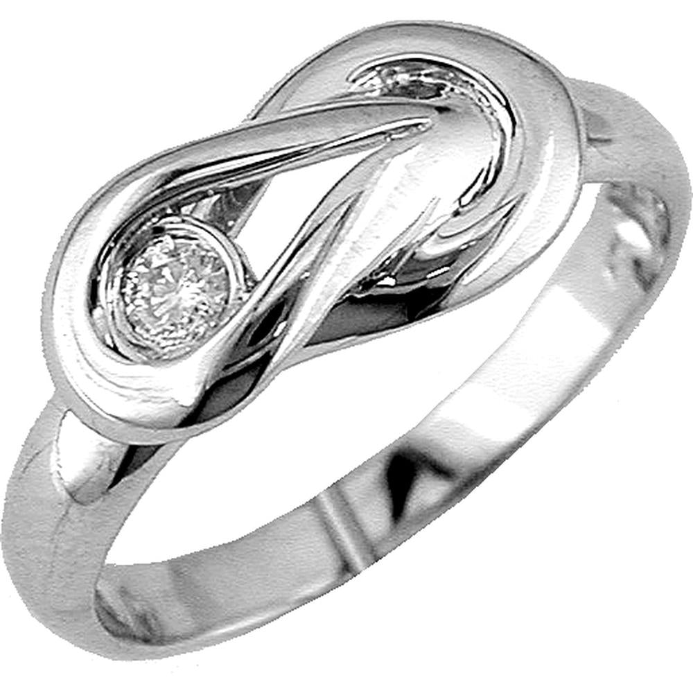Royal 14K White Gold Diamond Ring - Timeless Elegance in Every Facet
