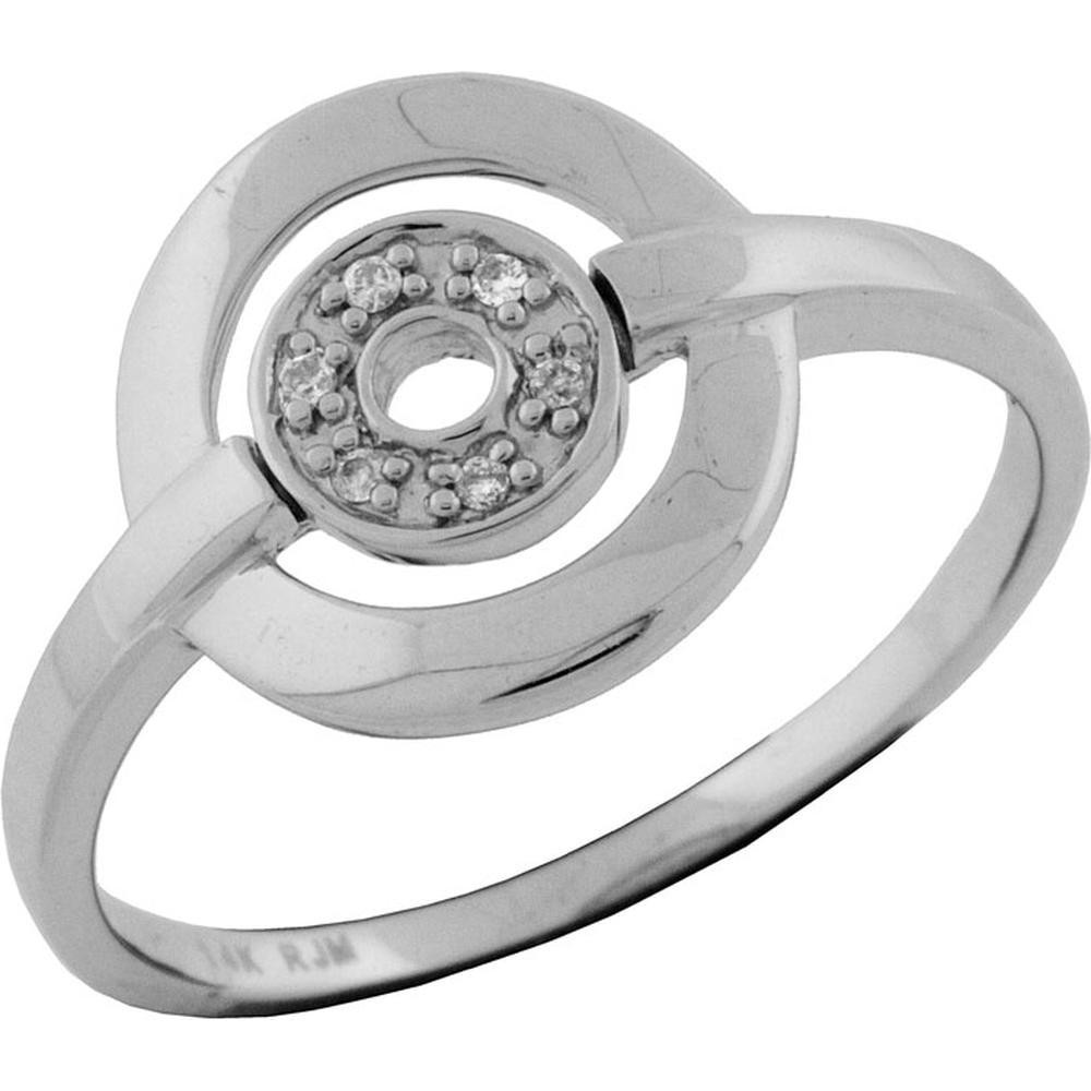 Royal 14K White Gold Diamond Ring - Timeless Elegance in Every Sparkle