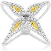 Royal 14K White Gold Diamond Ring - Timeless Elegance