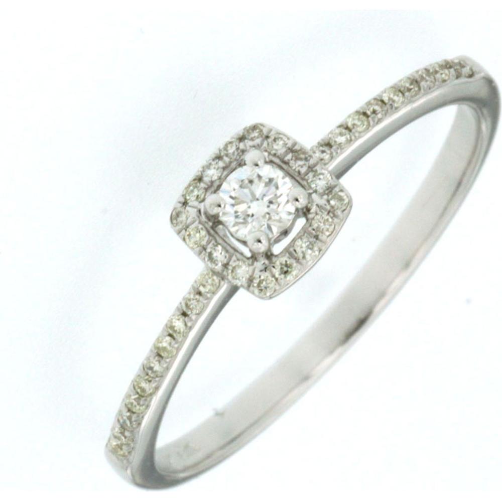 Royal 14K White Gold Diamond Symphony Ring - 0.20 Carat