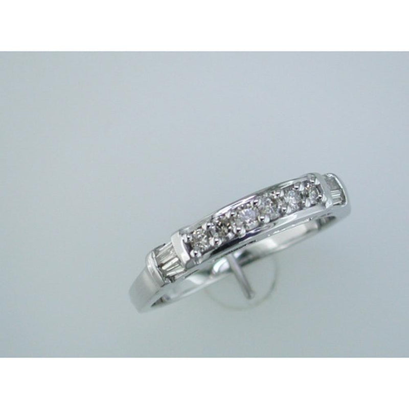 Royal 14K White Gold Diamond Wedding Band - 0.28 Carat Total Diamond Weight