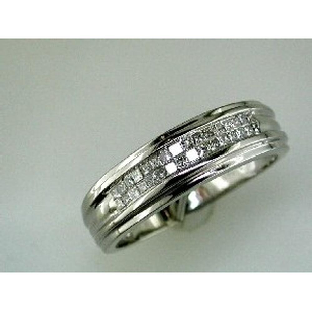 Royal 14K White Gold His & Hers Diamond Ring - 0.38 Carat Total Diamond Weight