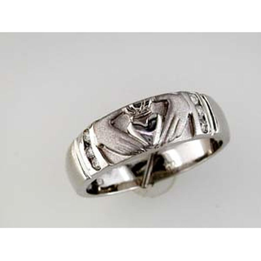 Royal 14K White Gold His & Hers Diamond Ring - Symbol of Eternal Love