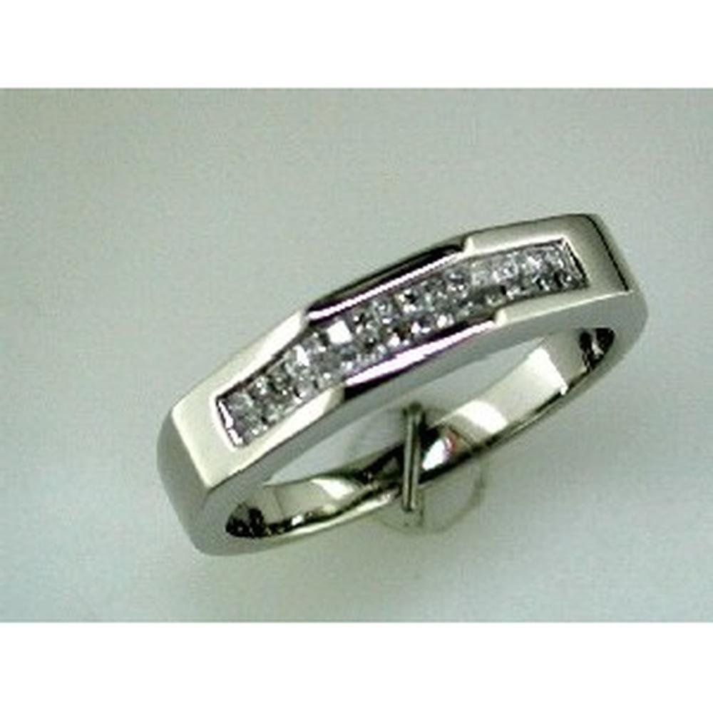 Royal 14K White Gold His & Hers Diamond Ring - Symbol of Eternal Love