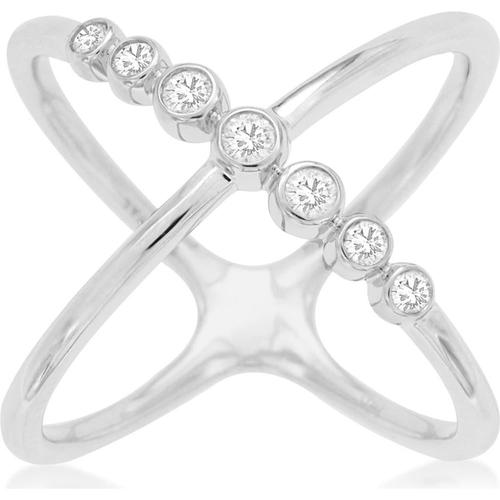 Royal 14K White Gold Ladies Diamond Ring - 0.25 Carat Total Diamond Weight