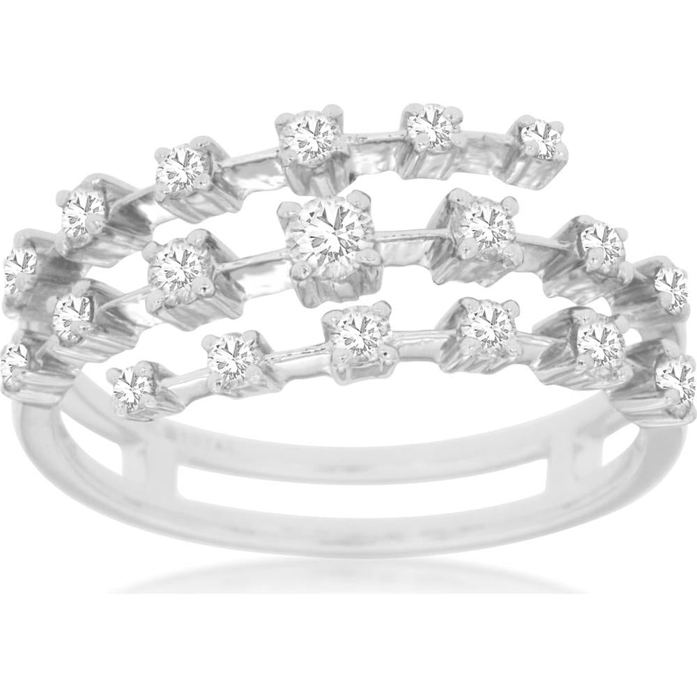Royal 14K White Gold Ladies Diamond Ring - 0.48 Carat Diamond