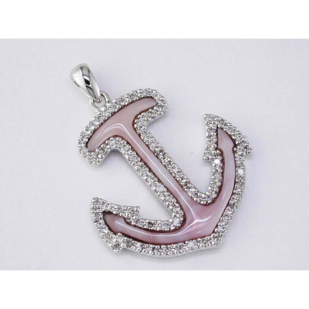 Royal 14K White Gold Pink Morganite and Diamond Halo Pendant