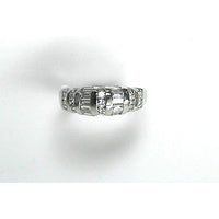 Royal 14K White Gold Round Cut Diamond Wedding Ring - 1.06 Carat Total Diamond Weight