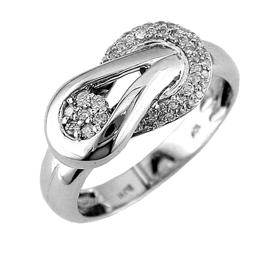 Royal 14K White Gold Round Diamond Ring - 0.25 Carat
