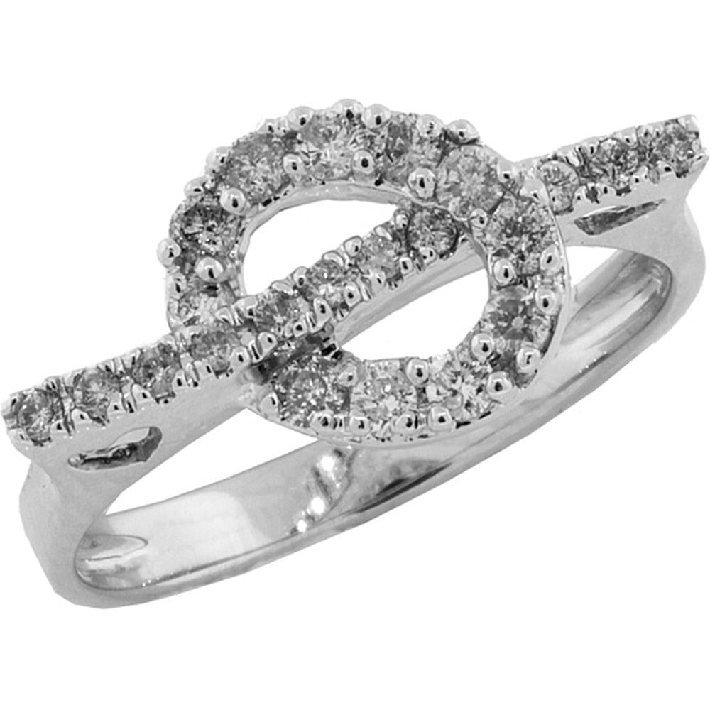 Royal 14K White Gold Round Diamond Ring - 0.35 Carat