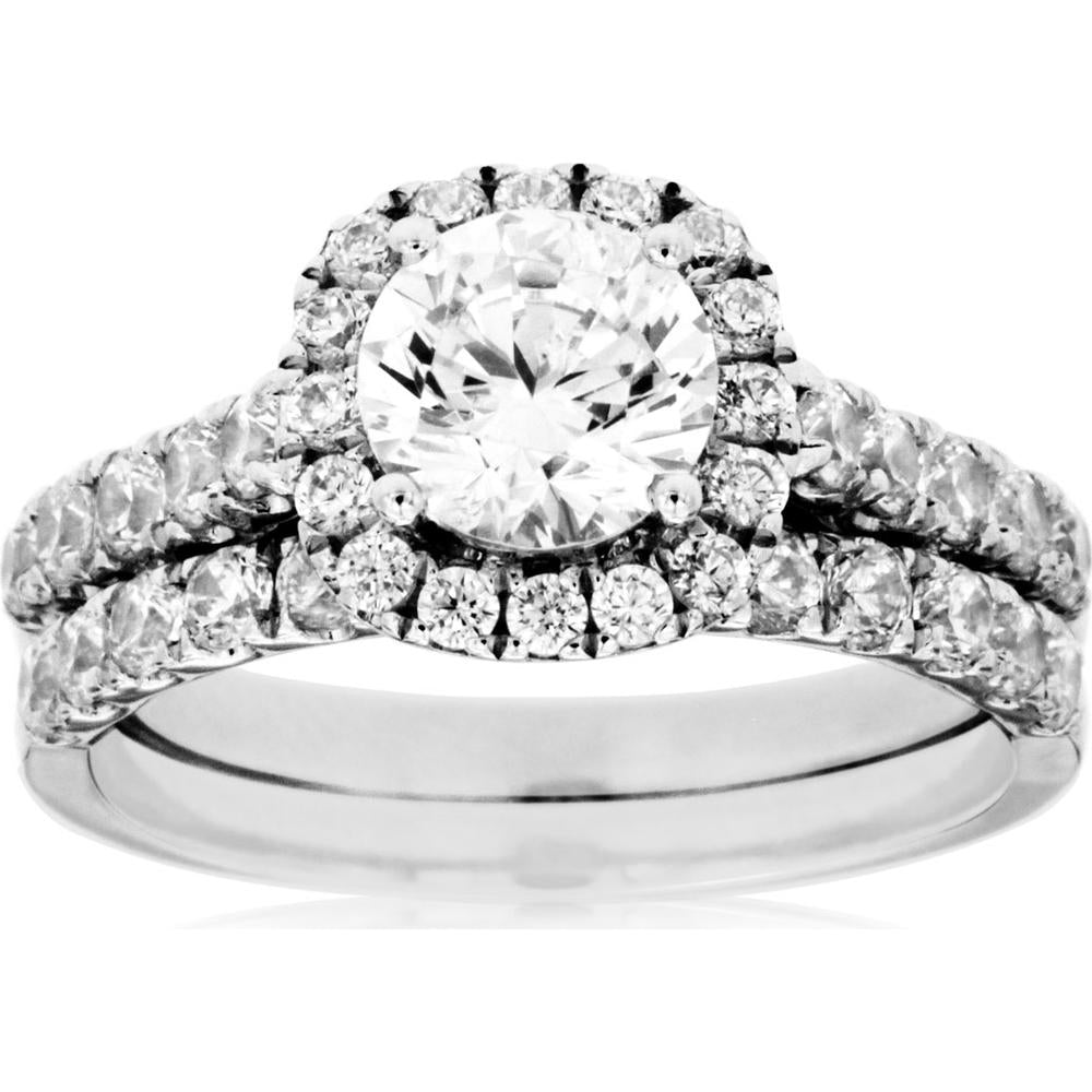 Royal 14K White Gold Semi-Mount Engagement Ring - Customize Your Love