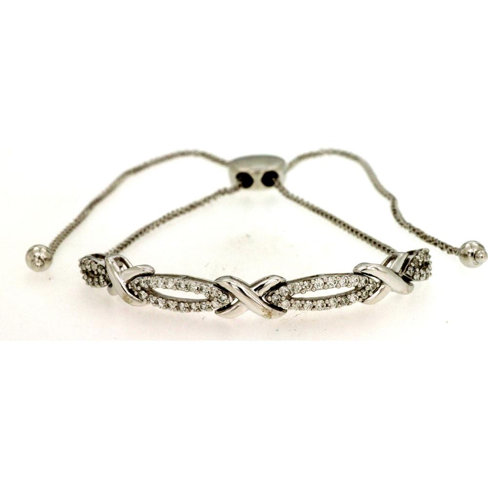 Royal 14K White Gold Sparkling Diamond Bracelet - 0.33 Carat