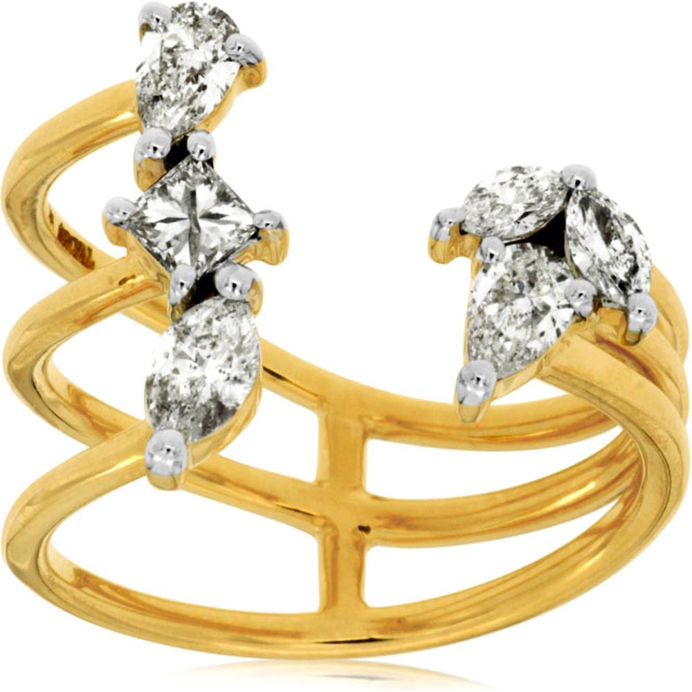 Royal 14K Yellow Gold 0.77 Carat Diamond Ring