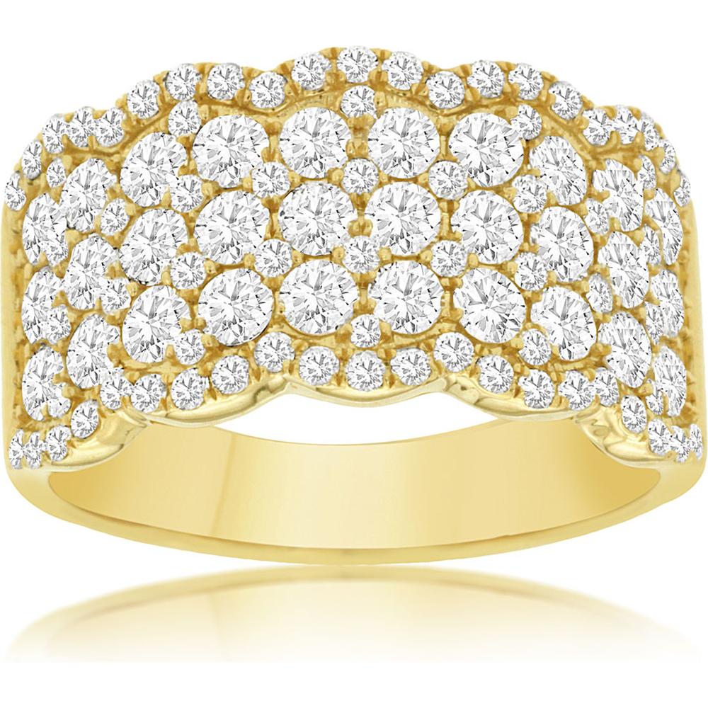 Royal 14K Yellow Gold 1.83 Carat Diamond Ring
