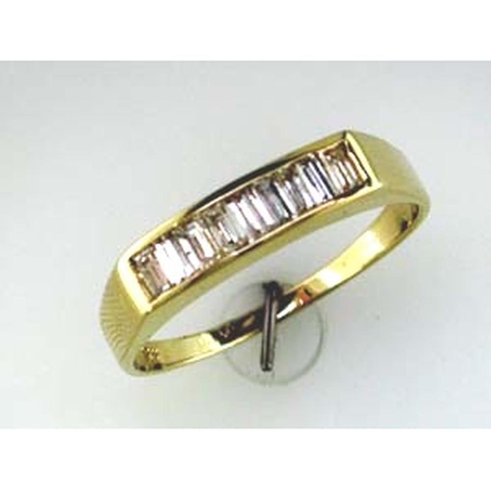 Royal 14K Yellow Gold Baguette Cut Diamond Wedding Band - 0.70 Carat Total Diamond Weight