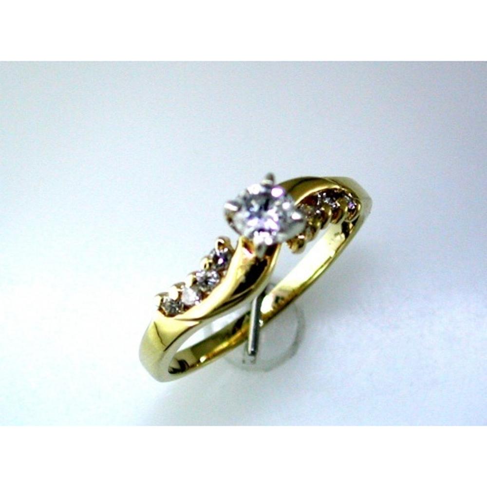 Royal 14K Yellow Gold Diamond Engagement Ring - 0.50 Carat Total Diamond Weight