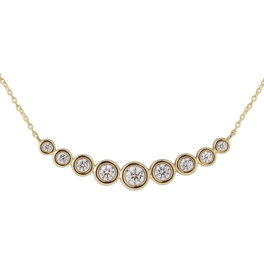 Royal 14K Yellow Gold Diamond Necklace - 0.50 Carat