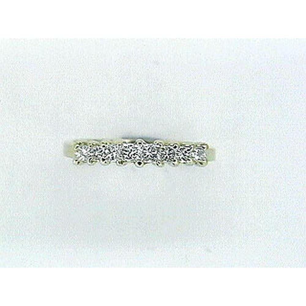 Royal 14K Yellow Gold Diamond Wedding Band - 0.55 Carat Round Diamond