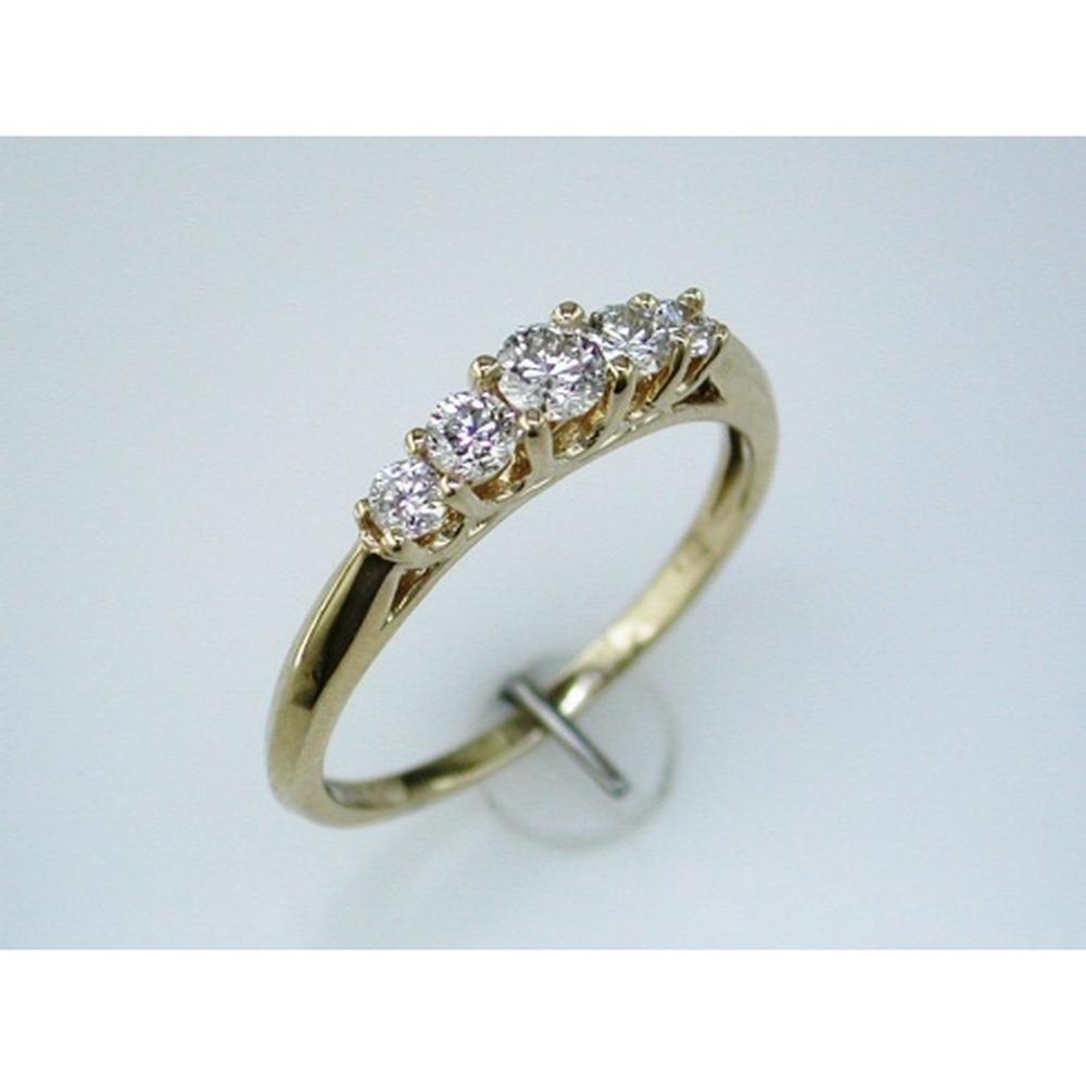 Royal 14K Yellow Gold Diamond Wedding Ring - 0.50 Carat Total Diamond Weight