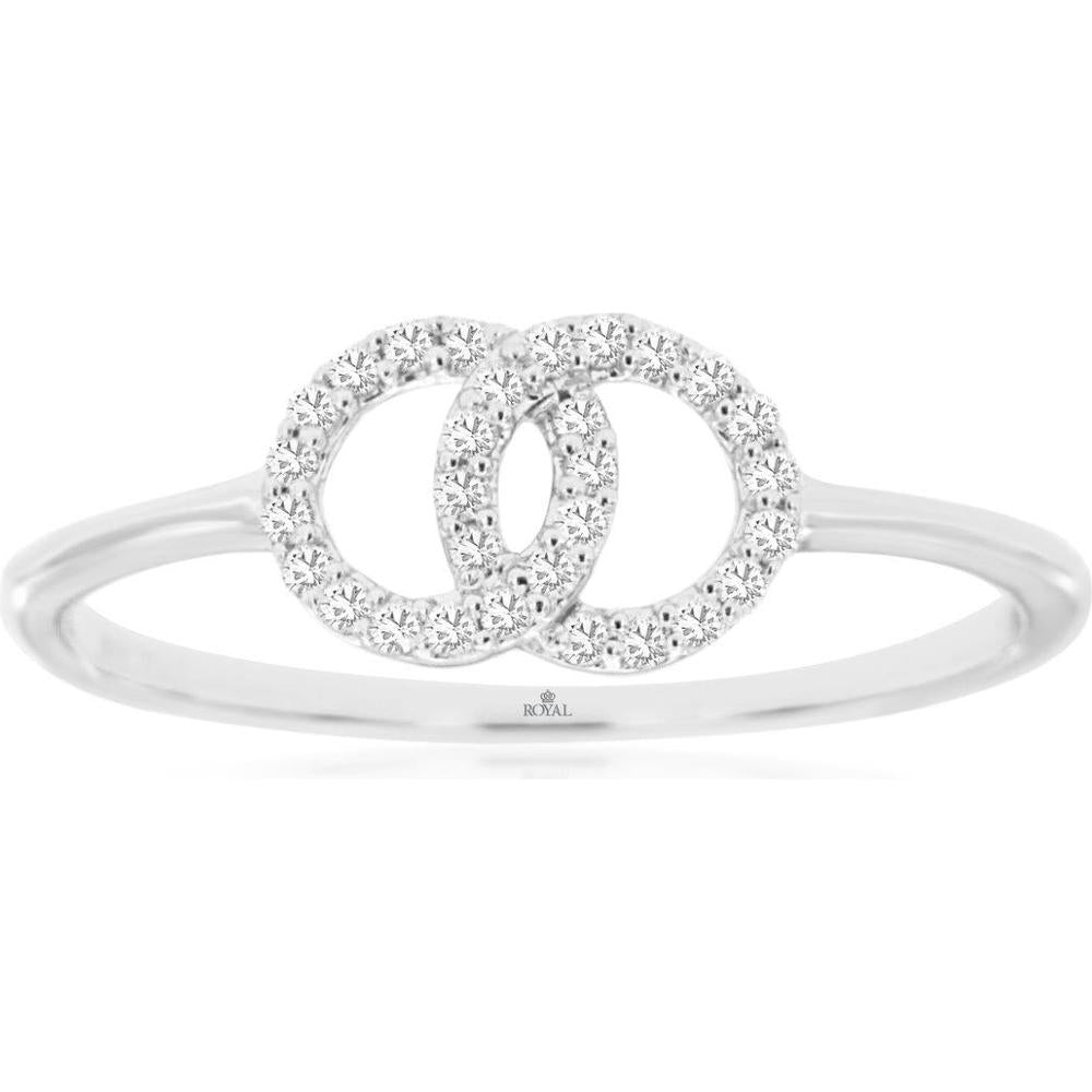 Royal 14K Yellow Gold Ladies' Diamond Ring - Timeless Elegance