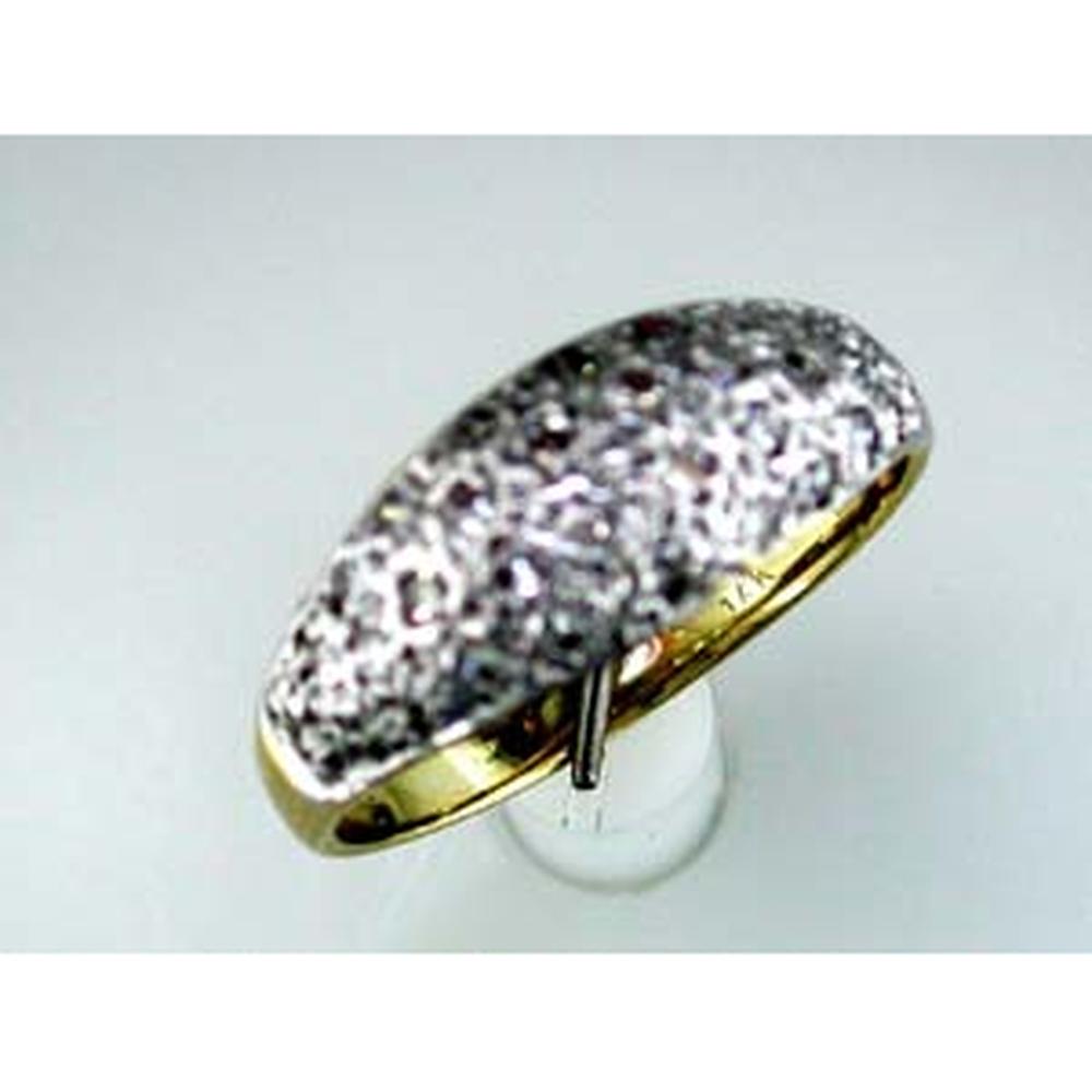 Royal 14K Yellow Gold Round Diamond Wedding Ring - 0.61 Carat