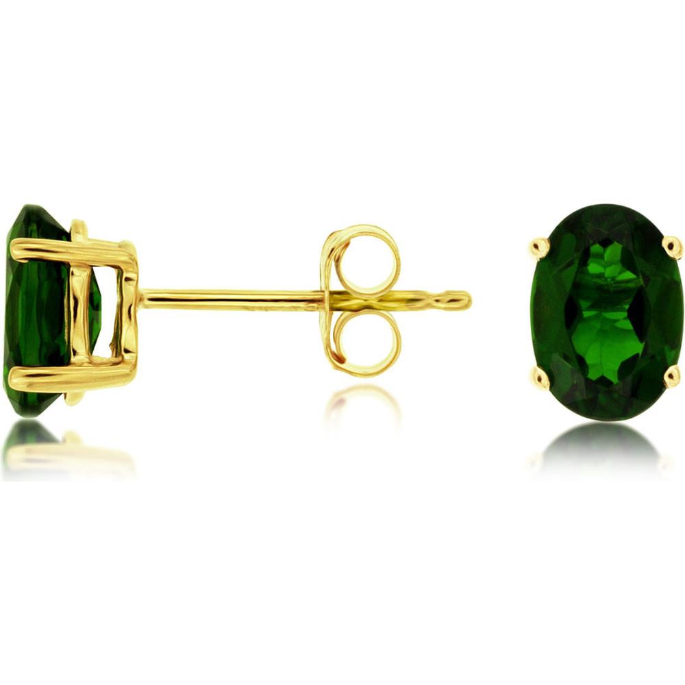 Royal 14K Yellow Gold Russalite Studs - 1.90 Carat Total Gem Weight