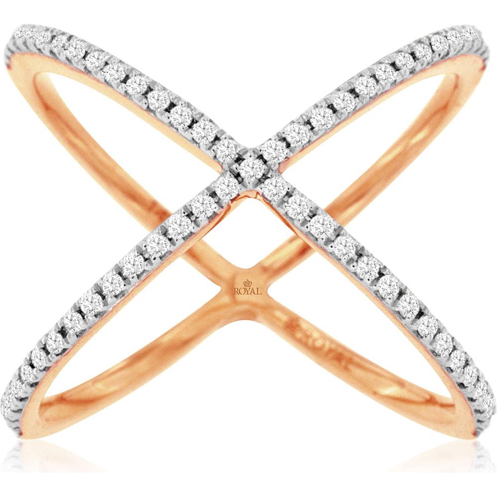 Royal Enchantment 14K Rose Gold Diamond Ring - 0.25ct