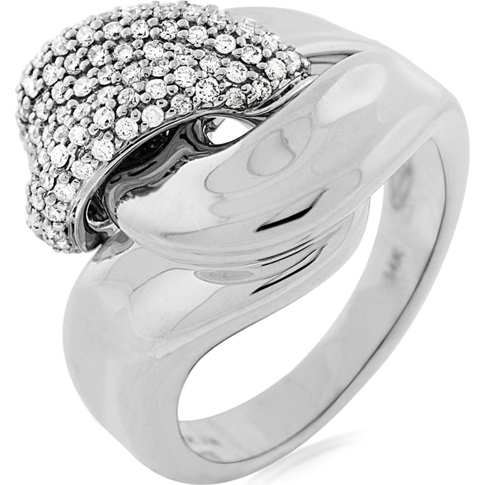 Royal Quaint Elegance 14K White Gold Diamond Ring - 0.58 Carat