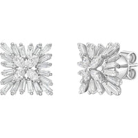 Ruchi New York - Alpinia Diamond Stud Earrings in 18K White Gold